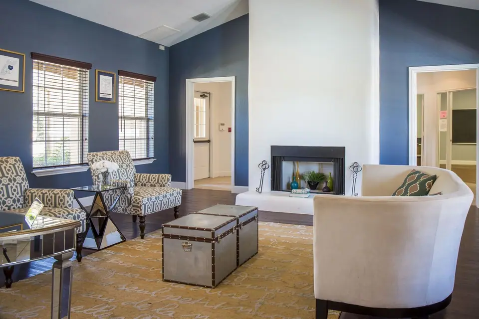 The clubhouse lounge at Sanctuary at Winterlakes in Port St. Lucie, Florida.